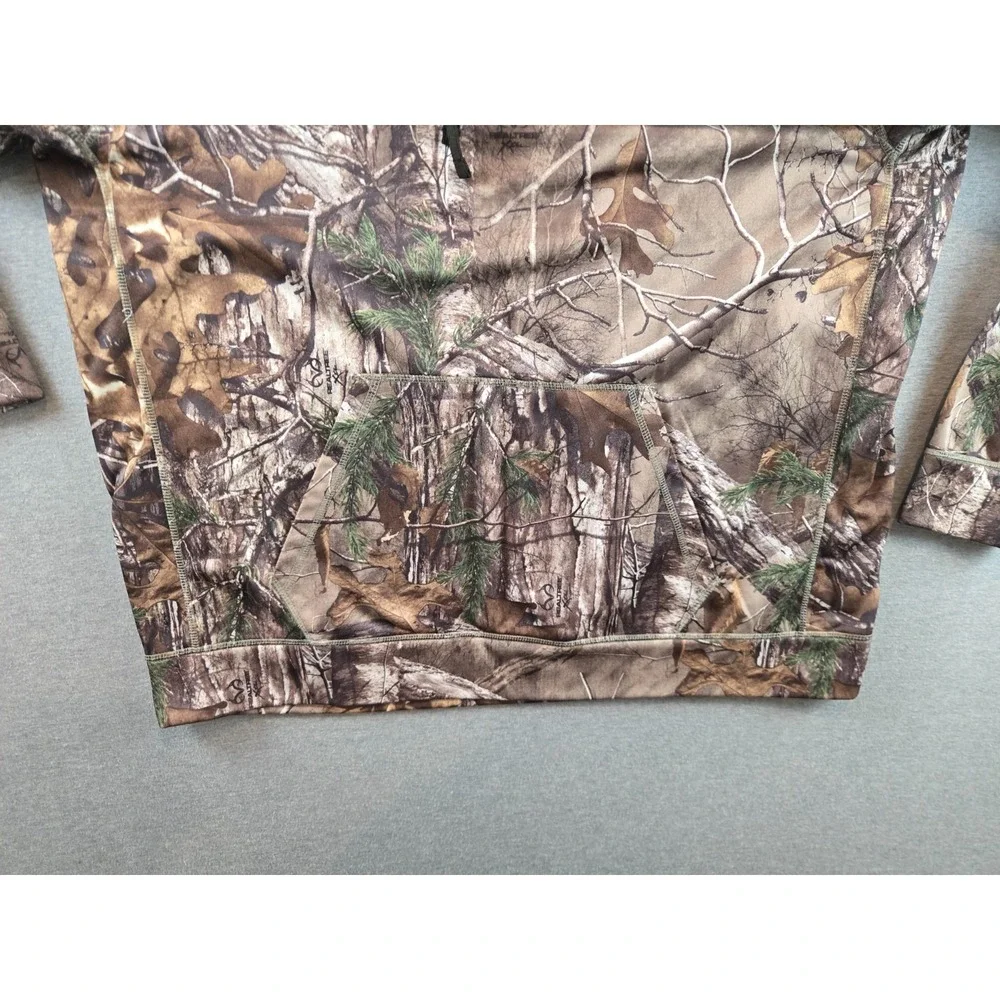 New England Patriots x‎ Dunbrooke Realtree Xtra Hoodie Mens 2XL Camo Sweatshirt